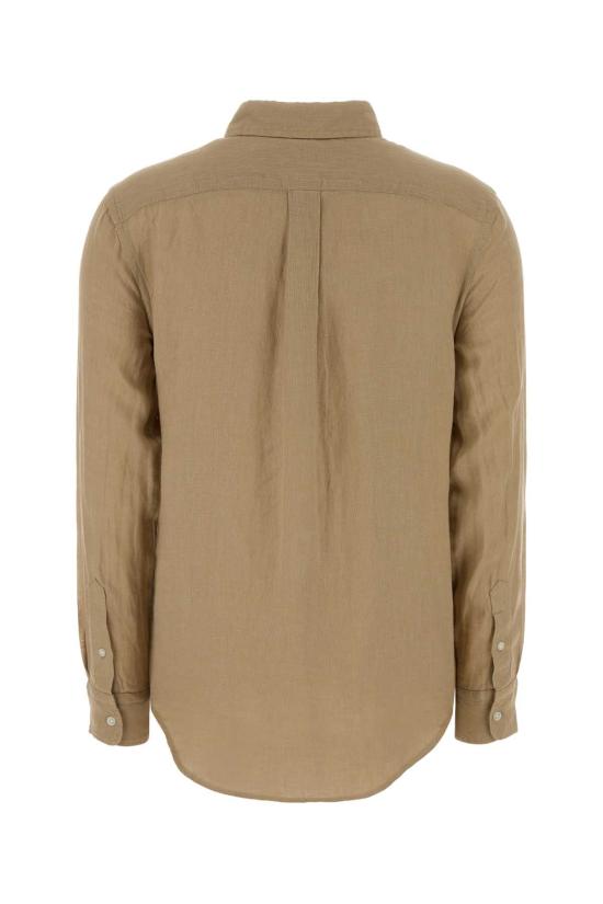 26SS 폴로 랄프로렌 포니 자수 리넨 셔츠 (211970730009) 211970730 506 Beige o Tan - POLO RALPH LAUREN