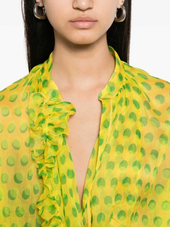 26SS 드리스 반 노튼 블라우스/셔츠 2610107453094 YELLOW 202 - DRIES VAN NOTEN