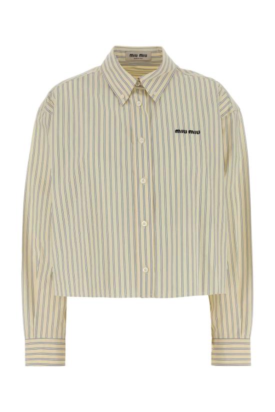 26SS 미우미우 셔츠 MK1659SOOO180U F0061 Stripped