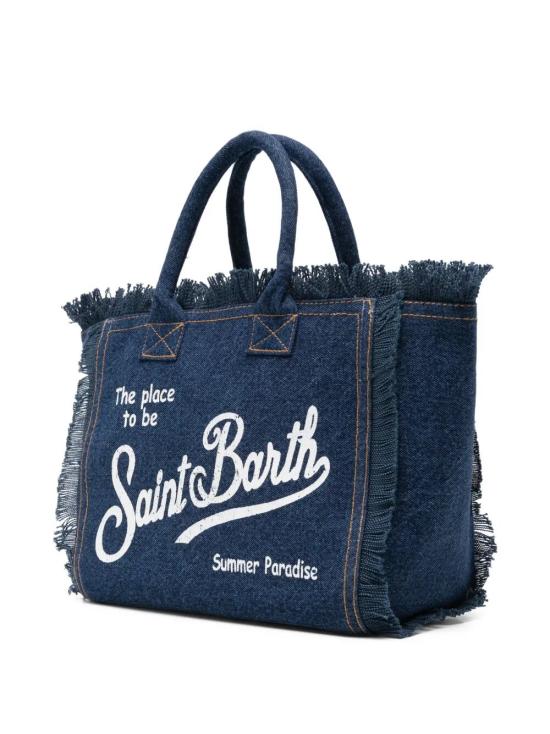 26SS 세인트바쓰 토트백 COL0001 00431L DENIM DARK - MC2 SAINT BARTH