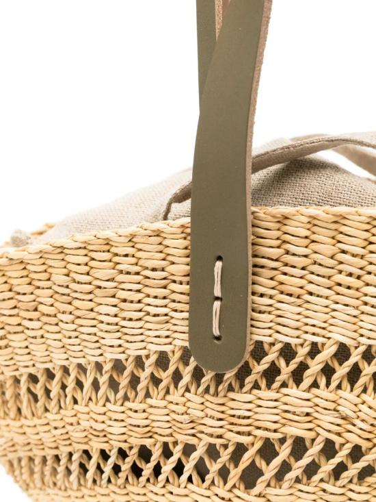 26SS 무뉴 숄더백 MCHA LIN NATURAL X KHAKI - MUUN