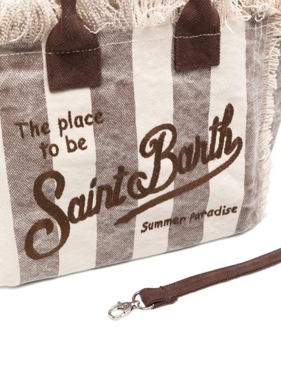 26SS 세인트바쓰 토트백 COL0001 08253L STRIPES POP V 18 EMB - MC2 SAINT BARTH