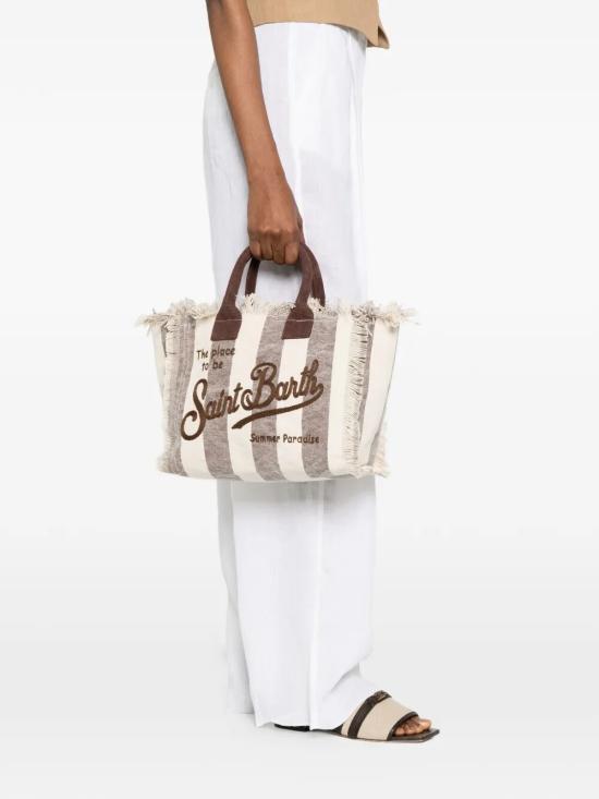 26SS 세인트바쓰 토트백 COL0001 08253L STRIPES POP V 18 EMB - MC2 SAINT BARTH