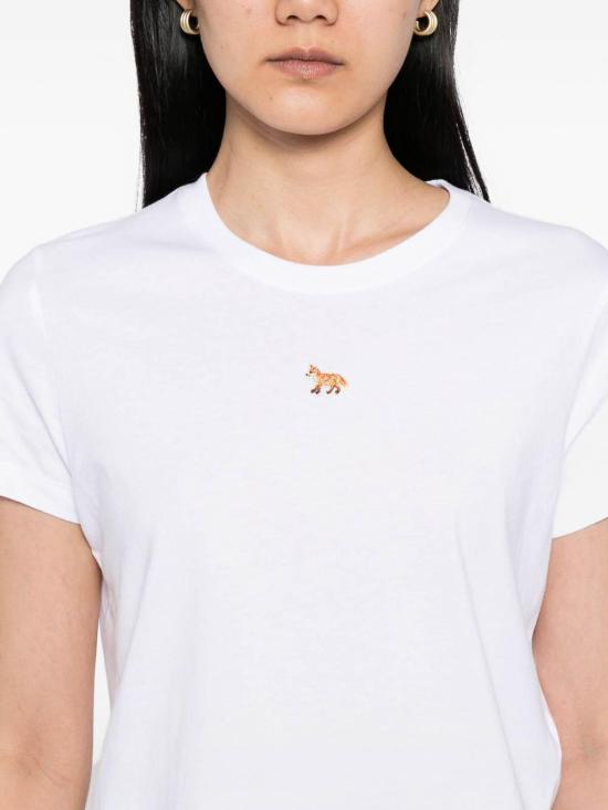 26SS 메종키츠네 베이비 폭스 베이비 티셔츠 PW00111KJ7026P100 White - MAISON KITSUNE