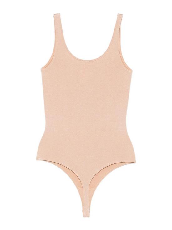 26SS 월포드 민소매 티셔츠 750864878 Beige - WOLFORD