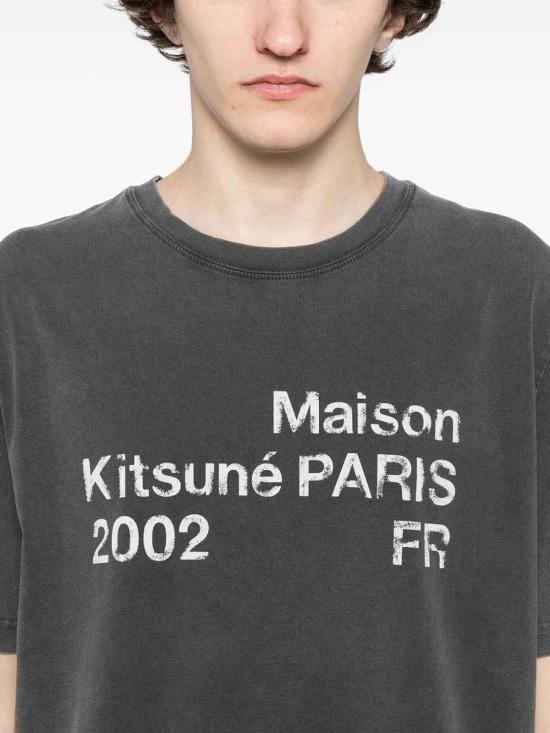 26SS 메종키츠네 반팔 티셔츠 PM00124KJ70360519 Black - MAISON KITSUNE