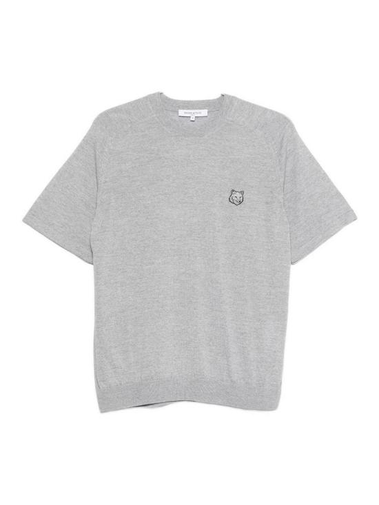 26SS 메종키츠네 스웨터 QM00804KT1181H150 Light Grey