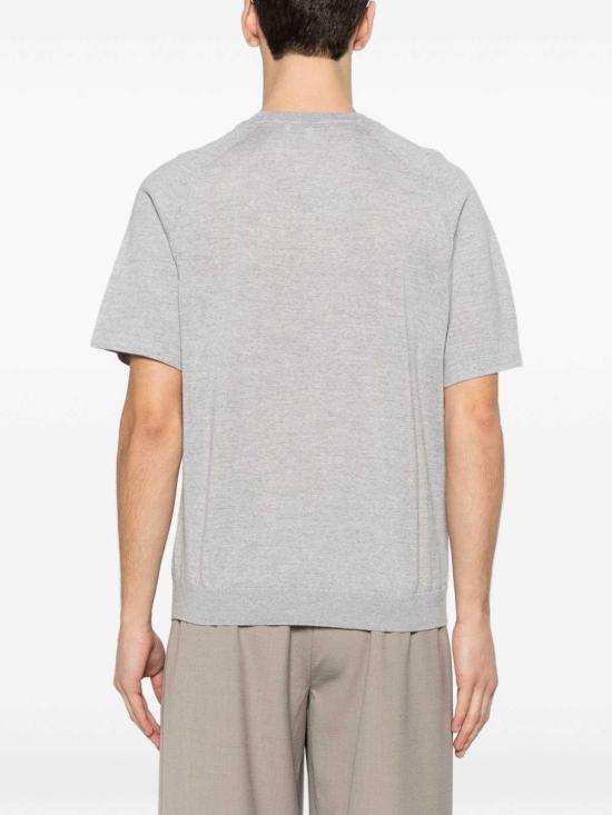 26SS 메종키츠네 스웨터 QM00804KT1181H150 Light Grey - MAISON KITSUNE