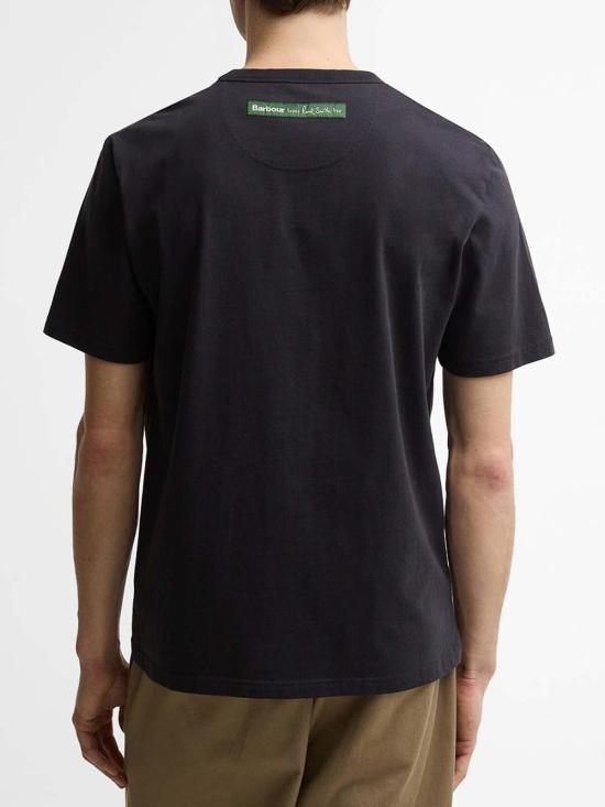 26SS 바버 반팔 티셔츠 MTS1614NY74 Dark Blue - BARBOUR