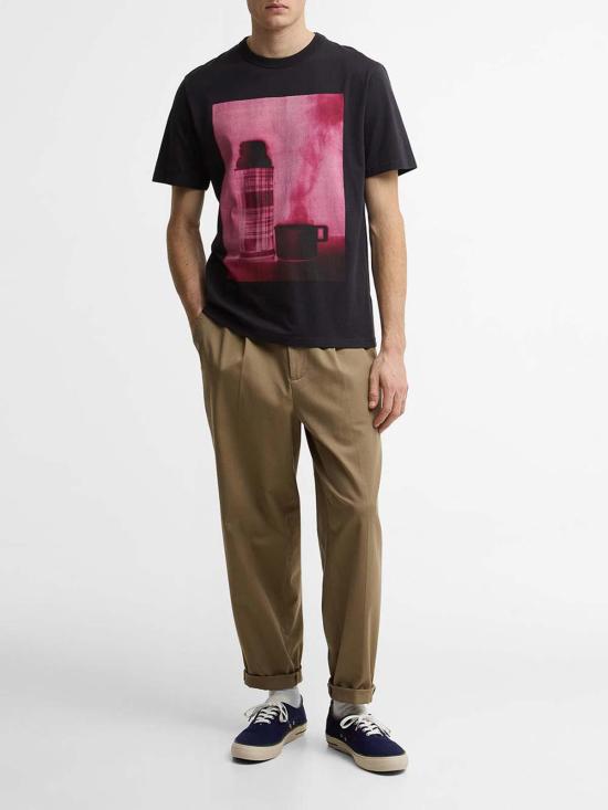 26SS 바버 반팔 티셔츠 MTS1614NY74 Dark Blue - BARBOUR