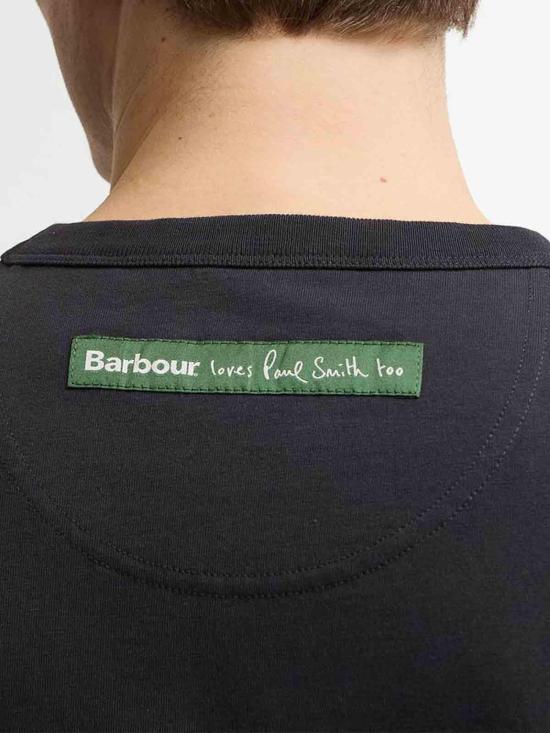 26SS 바버 반팔 티셔츠 MTS1614NY74 Dark Blue - BARBOUR