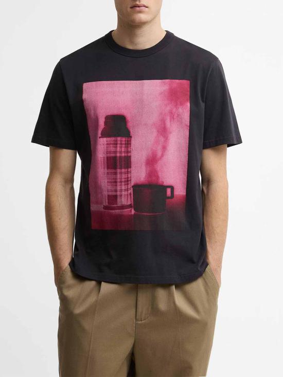 26SS 바버 반팔 티셔츠 MTS1614NY74 Dark Blue - BARBOUR