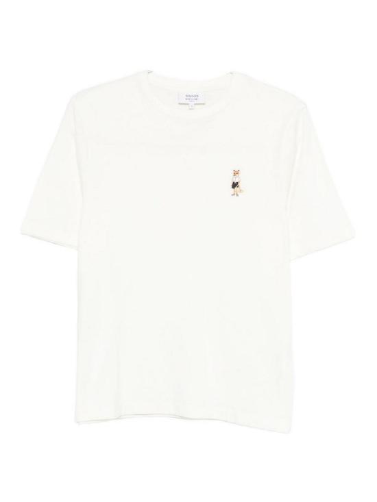 26SS 메종키츠네 드레스드 폭스 컴포트 티셔츠 QW00114KJ01190443 White