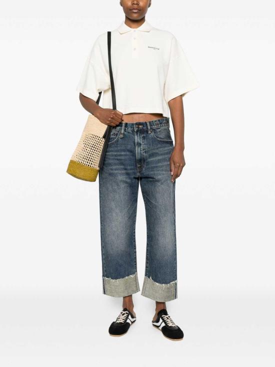 26SS 메종키츠네 폴로 티셔츠 QW00201KP00010063 Beige - MAISON KITSUNE