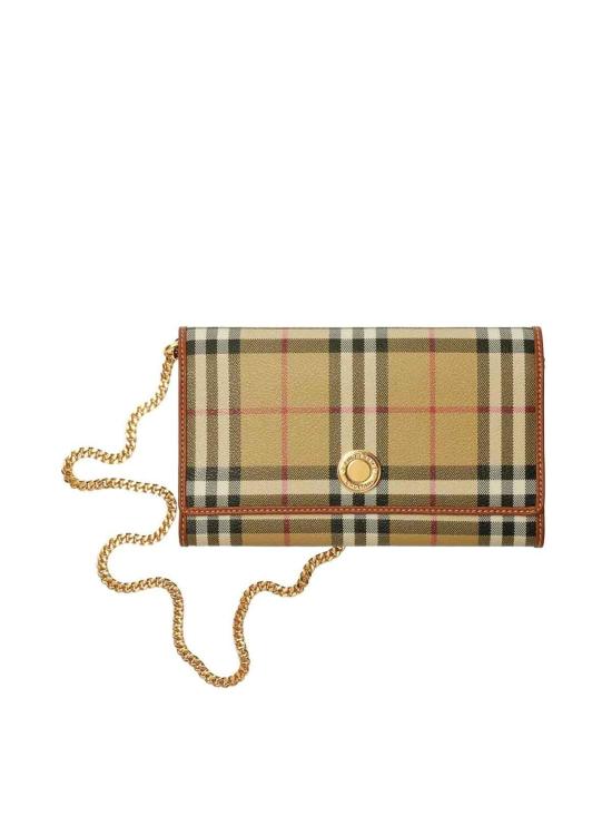26SS 버버리 체크 체인 스트랩 지갑 8109798A9534 Brown
