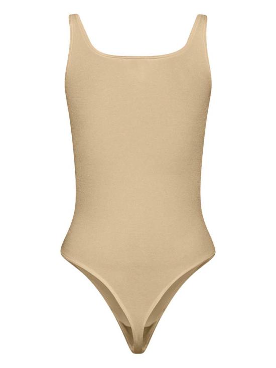 26SS 월포드 민소매 티셔츠 750864816 Beige - WOLFORD