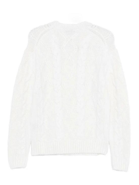 25FW 폴앤샤크 스웨터 15311085010 White - PAUL & SHARK