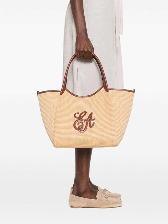 26SS 엠포리오 아르마니 토트백 EW001009AF25819M1334 Brown - EMPORIO ARMANI