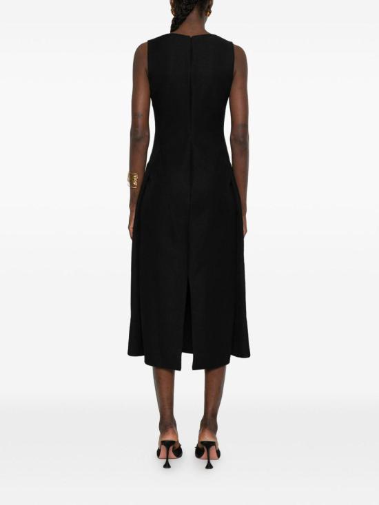 26SS 자크뮈스 미디 원피스 DRW00736AW00746990 Black - JACQUEMUS