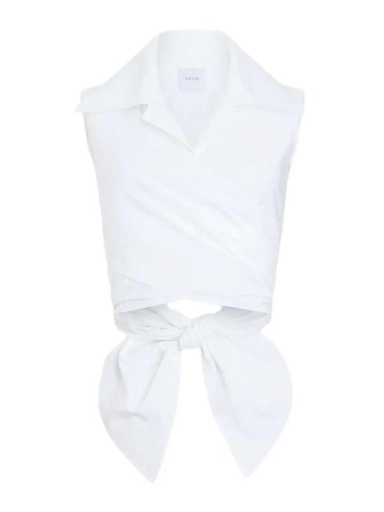 26SS 파투 민소매 티셔츠 TO1670017001W White