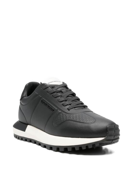 26SS 엠포리오 아르마니 스니커즈 EM003740AF19726MC005 Black - EMPORIO ARMANI