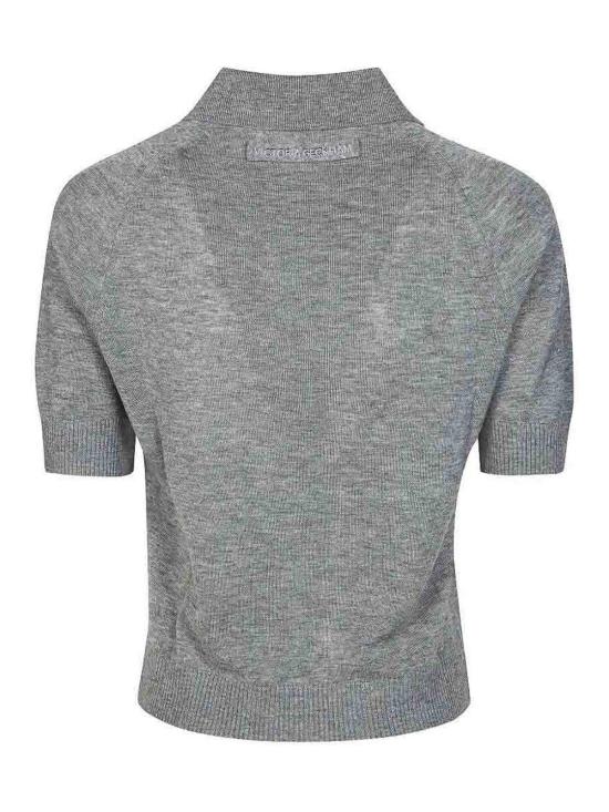 26SS 빅토리아 베컴 폴로 티셔츠 1126KTP007013A2456 Grey - VICTORIA BECKHAM
