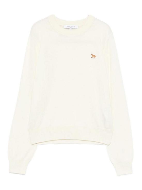 26SS 메종키츠네 베이비 폭스 메리노 레귤러 점퍼 PW00801KT11810383 Beige