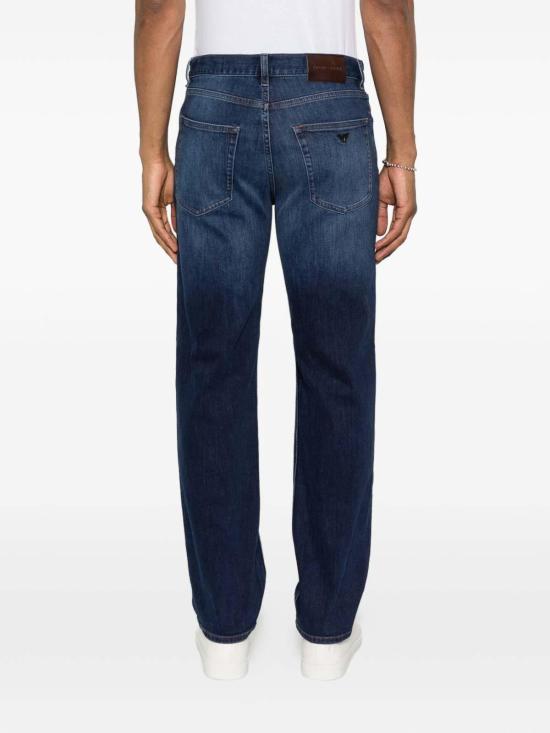 26SS 엠포리오 아르마니 스트레이트 팬츠 EM000763AF22800MB002 Blue - EMPORIO ARMANI