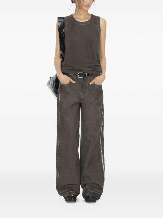 26SS 우마 왕 스트레이트 팬츠 UP3036UW860 Grey - UMA WANG