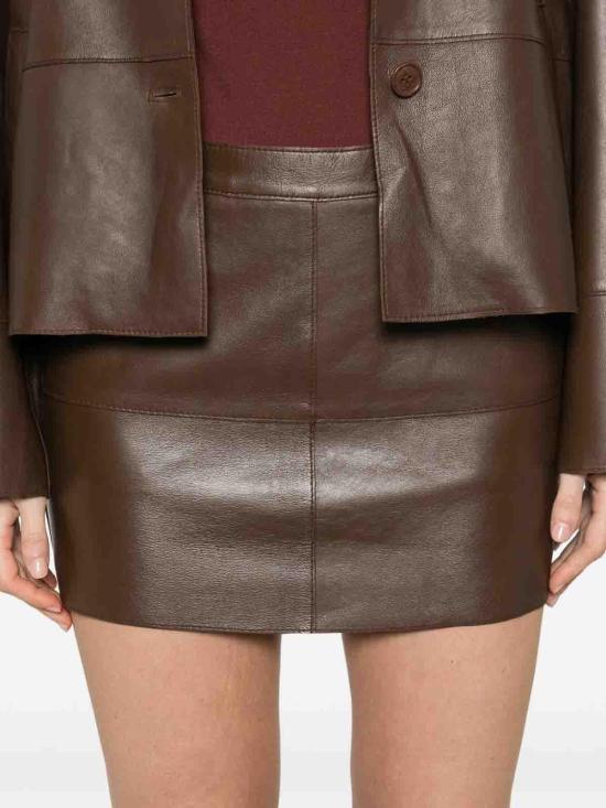 26SS 파로쉬 숏 원피스 D630603MACIOCK26008 Brown - PAROSH