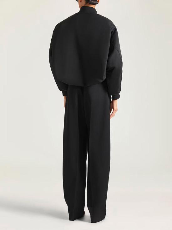 26SS 지방시 크롭 코쿤 나일론 봄버 자켓 BW00T114JD001 Black - GIVENCHY