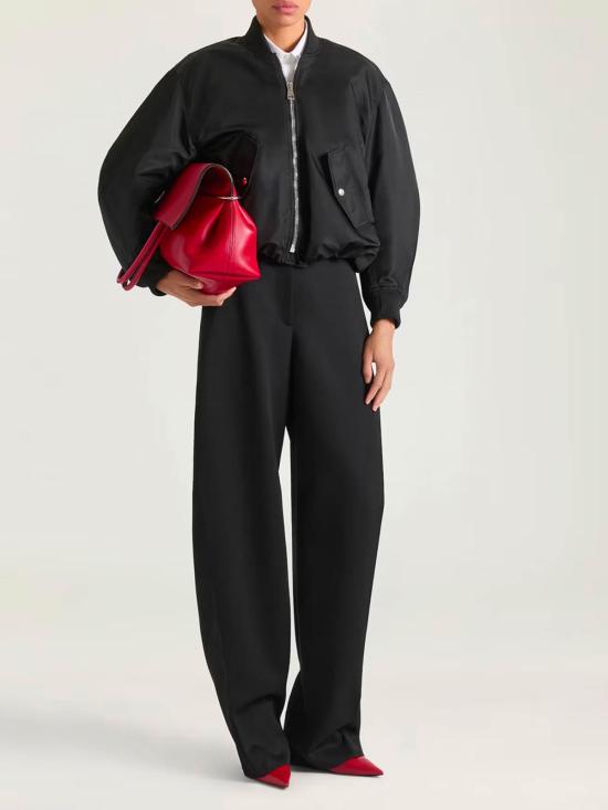 26SS 지방시 크롭 코쿤 나일론 봄버 자켓 BW00T114JD001 Black - GIVENCHY