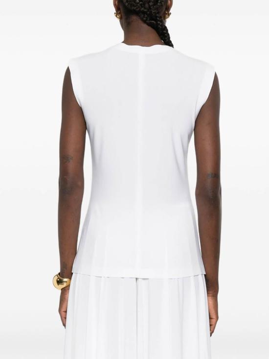 26SS 노마카말리 민소매 티셔츠 KK4256PLE91944 White - NORMA KAMALI