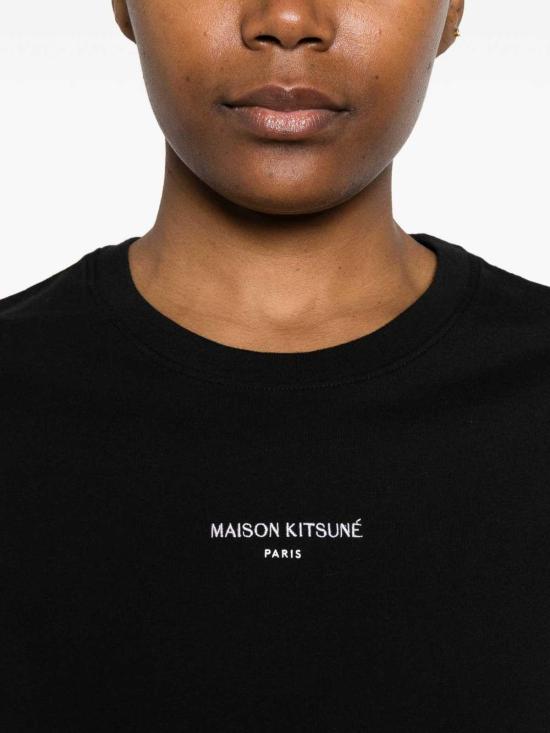 26SS 메종키츠네 반팔 티셔츠 QW00100KJ7026P199 Black - MAISON KITSUNE