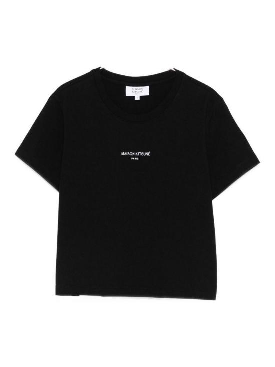 26SS 메종키츠네 반팔 티셔츠 QW00100KJ7026P199 Black