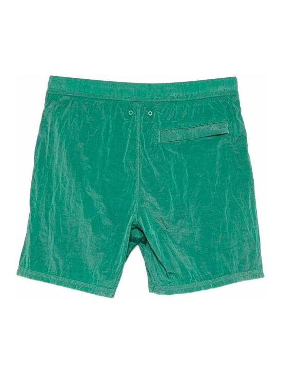 26SS 스톤 아일랜드 포켓 나일론 메탈 에코닐 에코닐 레귤러 핏 미드 렝스 스윔 쇼츠 L1S15B100004S0043V005H Dark Green - STONE ISLAND