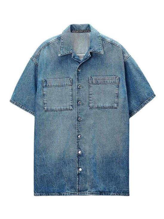 26SS 알렉산더 왕 미디 스커트 4DC1266940400C Blue