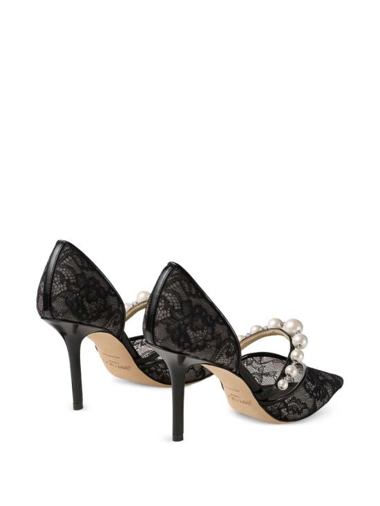 26SS 지미추 힐/펌프스 AURELIE85DRJBLACKWHITE - JIMMY CHOO