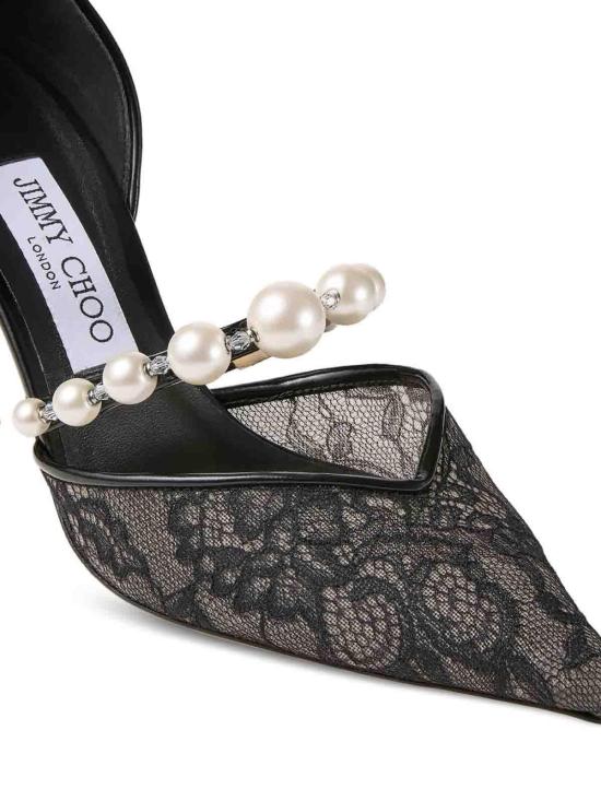 26SS 지미추 힐/펌프스 AURELIE85DRJBLACKWHITE Black - JIMMY CHOO
