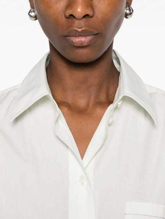 26SS 빅토리아 베컴 셔츠 1124WSH005238A9634 Green - VICTORIA BECKHAM