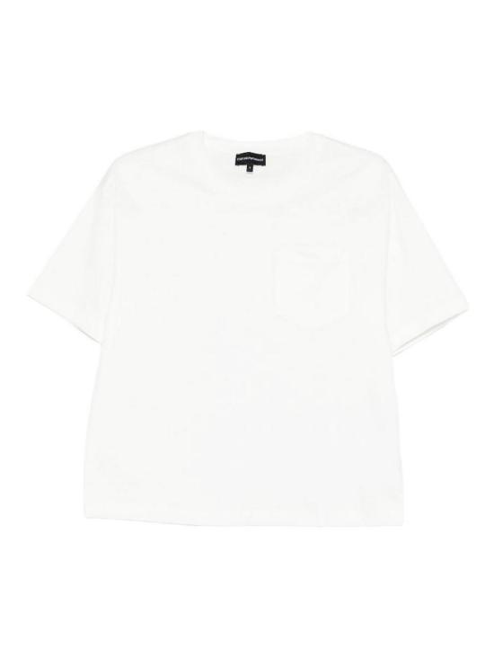 26SS 엠포리오 아르마니 반팔 티셔츠 EW003867AF10003U0006 White