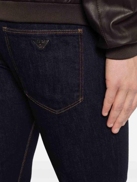 26SS 엠포리오 아르마니 스트레이트 팬츠 EM000121AF22800MB001 Blue - EMPORIO ARMANI