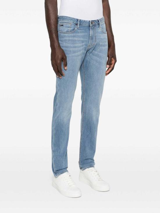 26SS 엠포리오 아르마니 스트레이트 팬츠 EM000121AF22800MB003 Blue - EMPORIO ARMANI