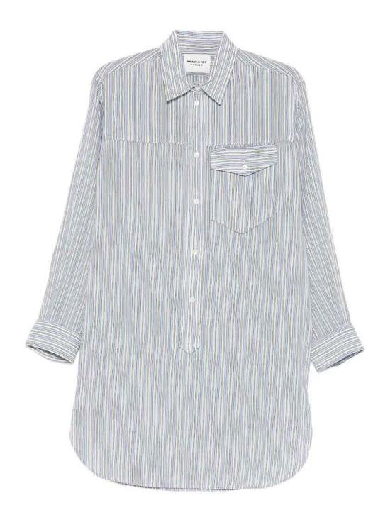 26SS 이자벨마랑에뚜왈 셔츠 RO0982FCD1J04E30BU Blue