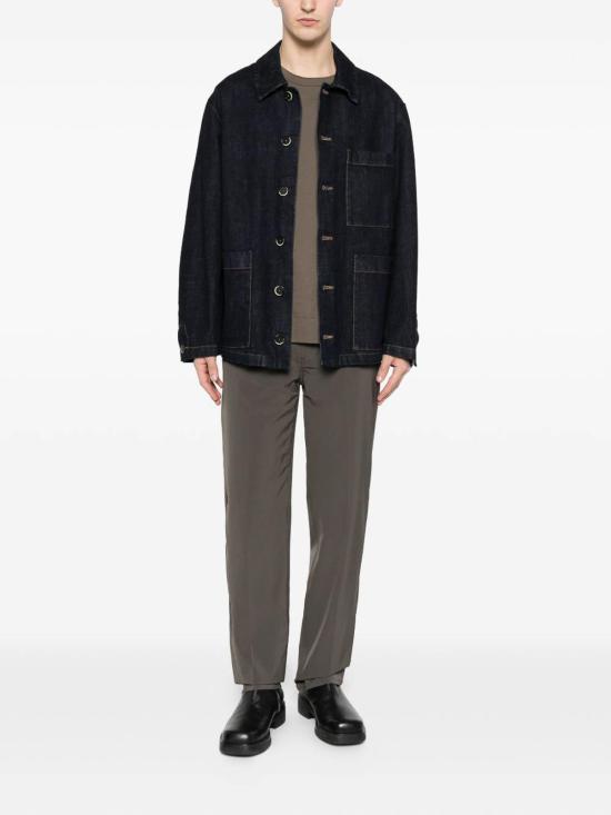 26SS 엠포리오 아르마니 스트레이트 팬츠 EM000763AF21368U6200 Brown - EMPORIO ARMANI