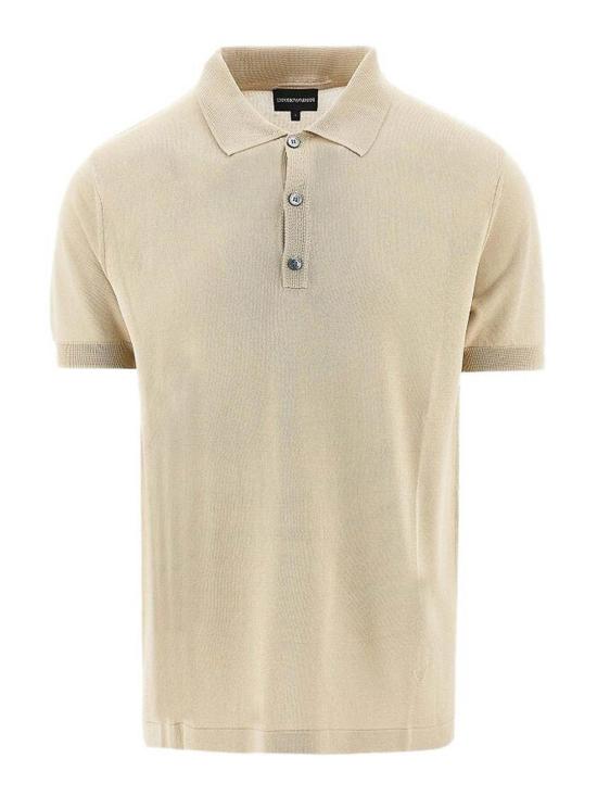 26SS 엠포리오 아르마니 폴로 티셔츠 EM005709AF25741U6158 Beige