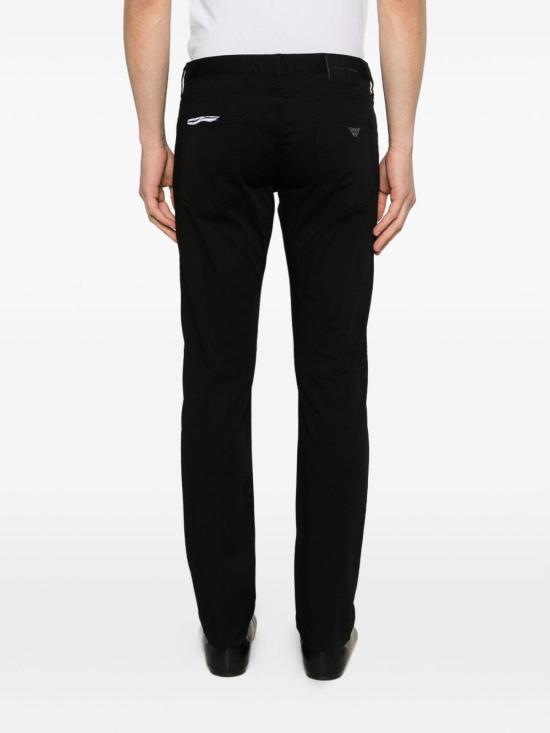 26SS 엠포리오 아르마니 스트레이트 팬츠 EM000121AF22611UC001 Black - EMPORIO ARMANI