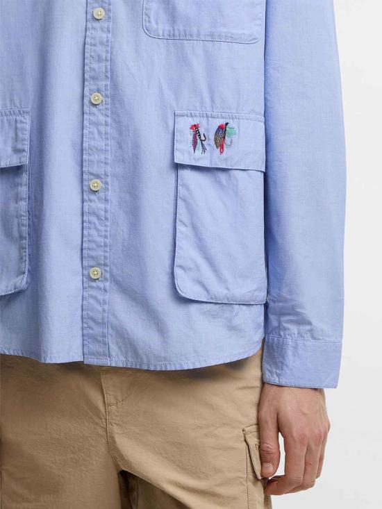 26SS 바버 셔츠 MSH5782BL54 Dark Wash - BARBOUR