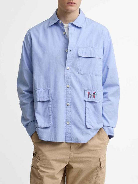 26SS 바버 셔츠 MSH5782BL54 Dark Wash - BARBOUR