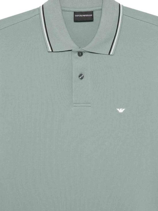 26SS 엠포리오 아르마니 폴로 티셔츠 EM004607AF23090U9170 Blue - EMPORIO ARMANI